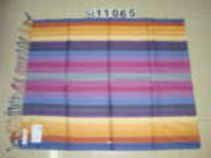 80% Cotton 20% silk metalic stripe design stoles.