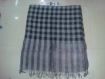 Rayon jacquard check design shawls