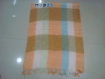 Rayon jacquard check design shawls