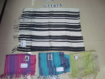 Silk viscose stripe design stoles.