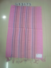 Viscose fancy stoles with fringes.